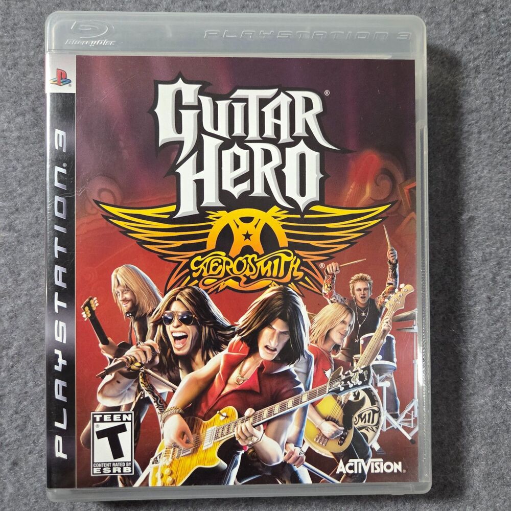 Guitar Hero: Aerosmith PS3 PlayStation 3 Complete With Manual Activision